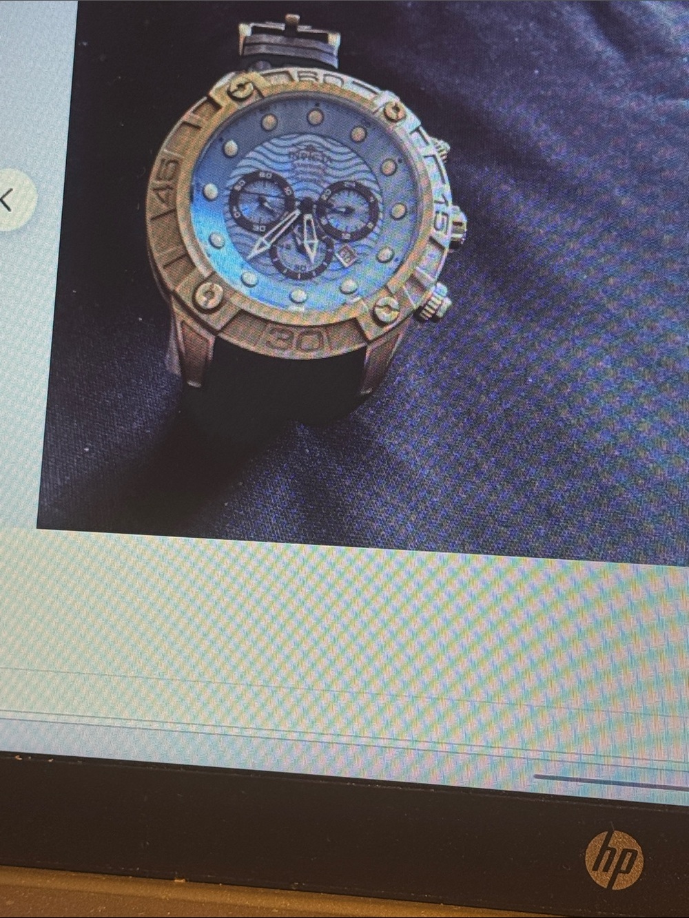 Invicta ocean voyage 31067 Blue Dial Chronograph Watch